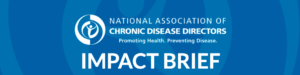 Impact Brief masthead in blue with the NACDD logo on it