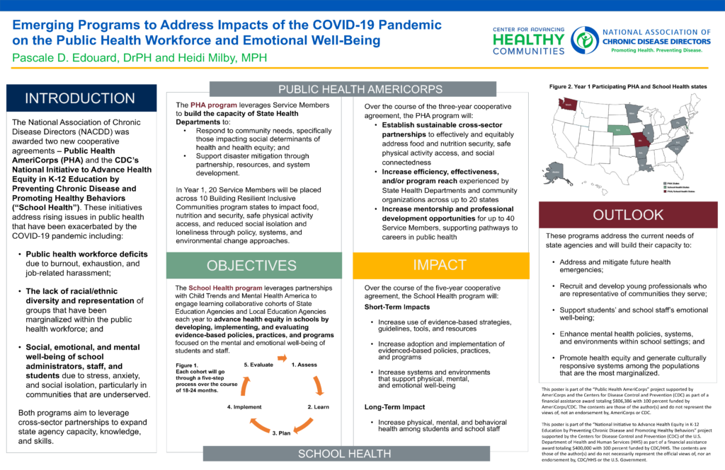 Emerging Programs to Address Impacts of the COVID-19 Pandemic  on the Public Health Workforce and Emotional Well-Being