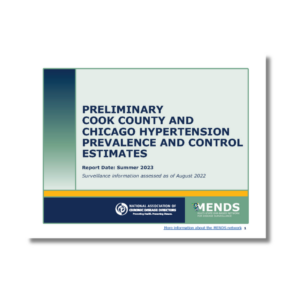 Cook County hypertension data thumbnail image of the first page.